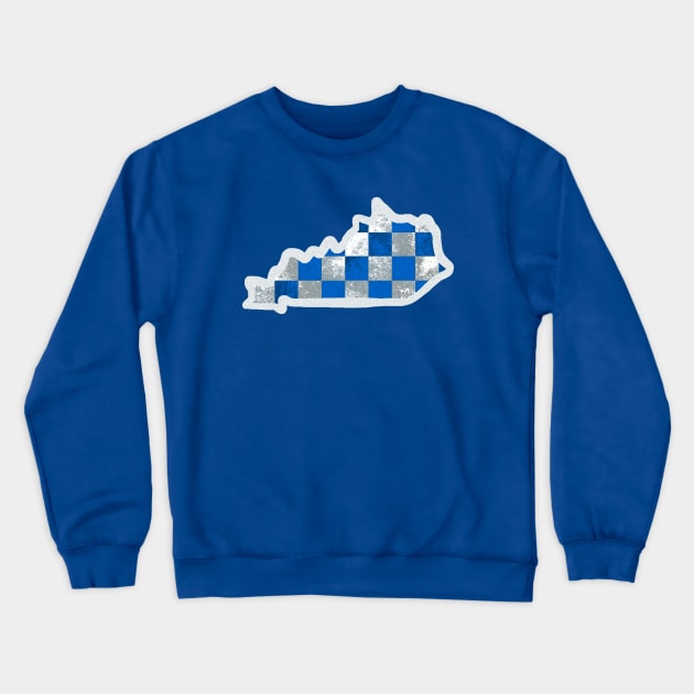 Kentucky Checkered Crewneck Sweatshirt by Etopix